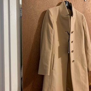 Tan size 2 wool coat